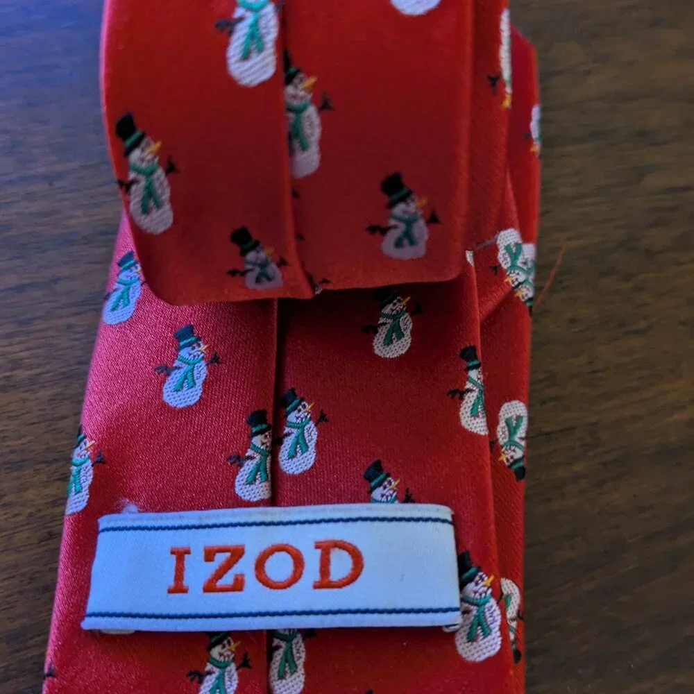 Boys Izod Christmas Tie